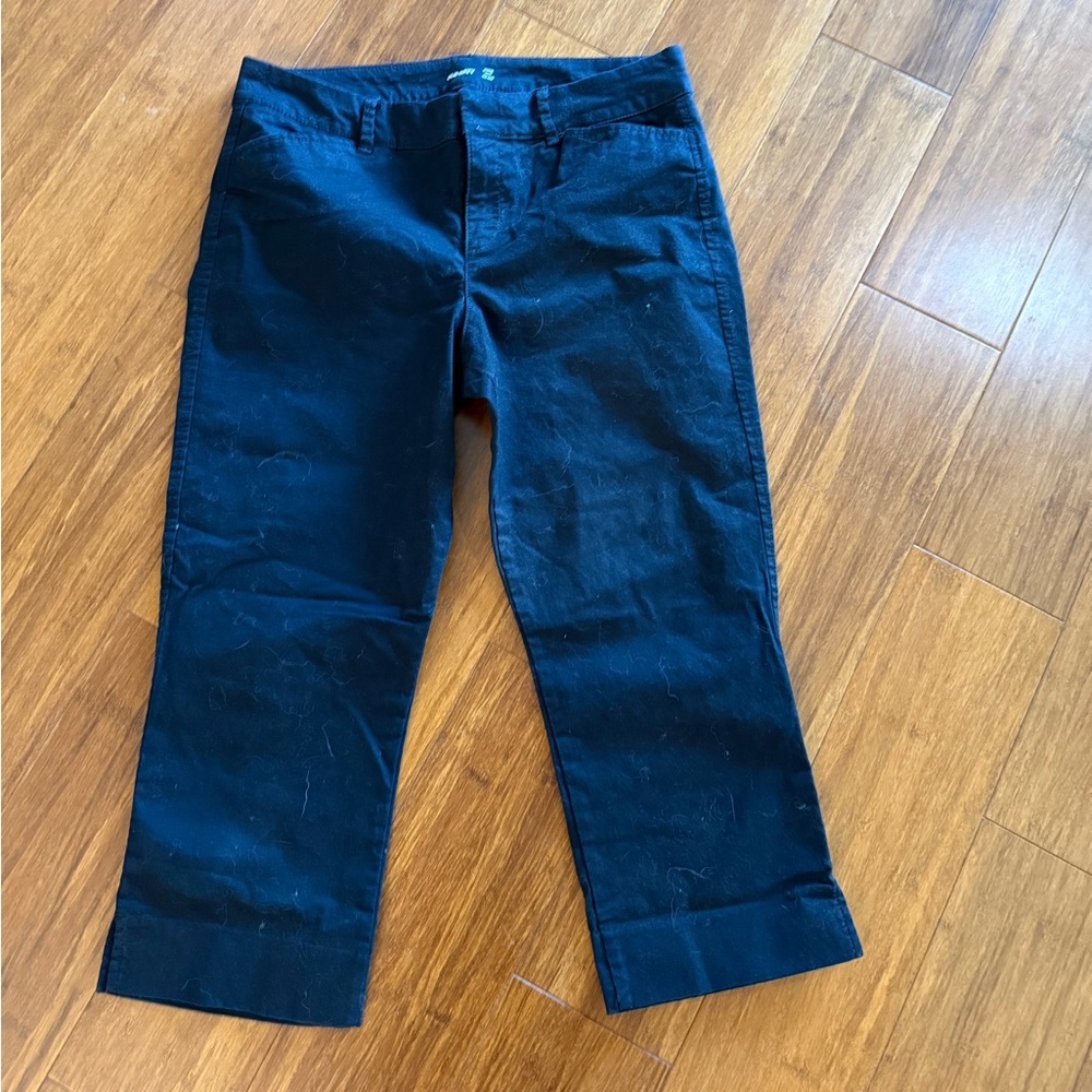 Black Cropped Pants